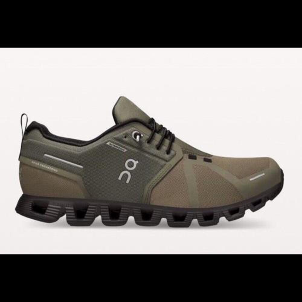 Size 13 - On Cloud 5 Waterproof Olive Black # 59-98840